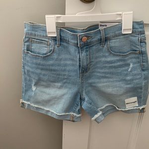 Denim shorts